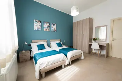 Letto o letti in una camera di B&b Casa Spano