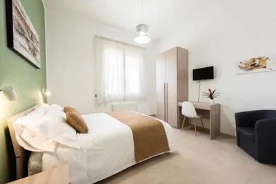 Letto o letti in una camera di B&b Casa Spano