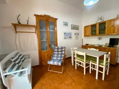 Cucina o angolo cottura di GH Al Fortino Bilocale con Giardino