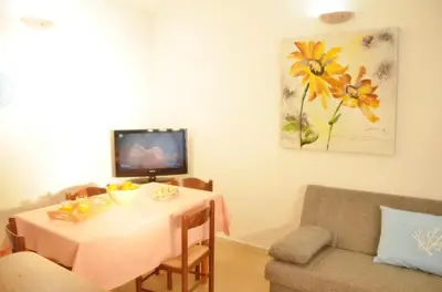 TV o dispositivi per l'intrattenimento presso Appartamento Genziana