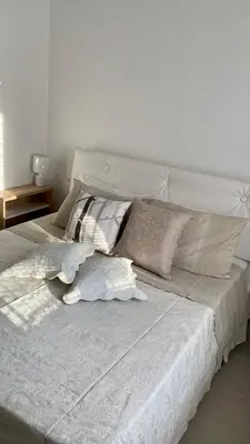 Letto o letti in una camera di Appartamento appena ristrutturato completo di tutti i comfort a un passo dal centro