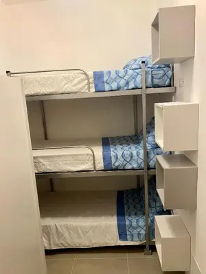 Letto o letti in una camera di Appartamento appena ristrutturato completo di tutti i comfort a un passo dal centro