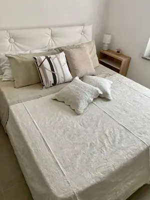 Letto o letti in una camera di Appartamento appena ristrutturato completo di tutti i comfort a un passo dal centro