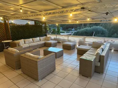 Area soggiorno di Casa Stewart - Levante
