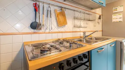 Cucina o angolo cottura di Villino Octagon