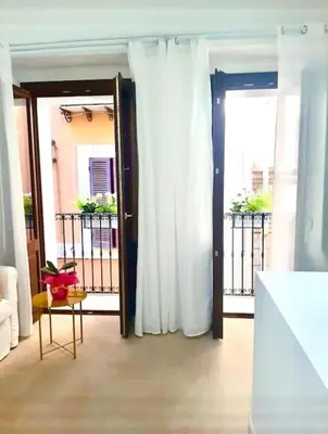 Letto o letti in una camera di La Bella Vita