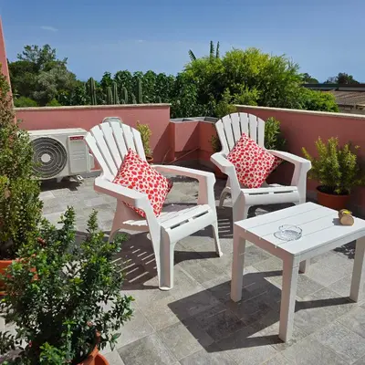 Balcone o terrazza di La casa delle rose