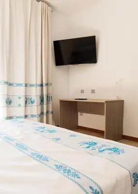 Letto o letti in una camera di La pavoncella pula